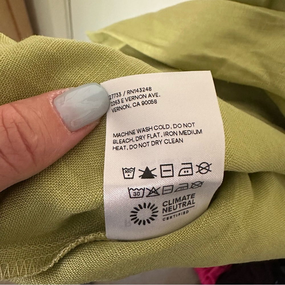 Reformation seaside linen Dress - Picture 13 of 14